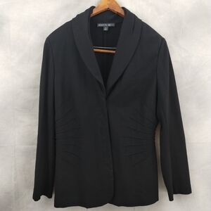 Lafayette 148 New York Knit V-Neck Blazer Size 12